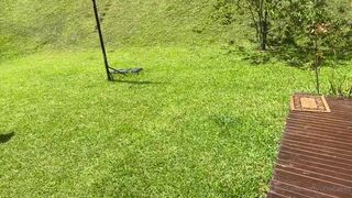 unacakez fucks herself with black dildo