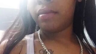 toriann cute brunette girl licks dildo