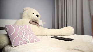 luxfit__girl charming babe caresses tits