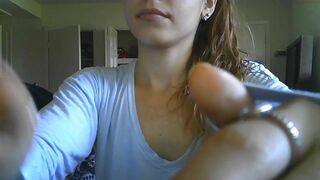 goforgreen87 cute female fucking herself with phallus