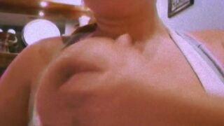 annabellerogers blonde female made  private  with a toy