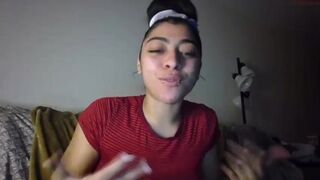 babygotbackends chaturbate Slender chick masturbates shaved pussy