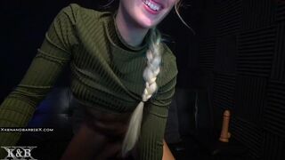 xkenandbarbiex chaturbate Cute kralia takes off her panties and jerks off her cunt