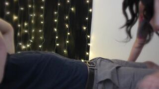 My Playful lady fondles her finger