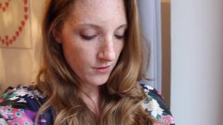 Littleredheadlisa Naughty bitch gets fucked by black dildo