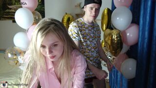 holydumplings green haired sweater cuddles