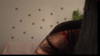 littlemiss_kira naked babe demonstrates chocolate body