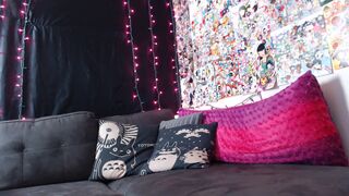 Ember Skye playing with dildo