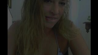 Eve Batelle sweet girl playing with dildos