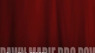Dawn Marie busty chick sucks dildo