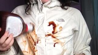 TheVeganWh0re charming bitch caresses big tits