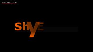 Shyerotica cute girl masturbates cunt at the wheel