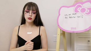 Lilli Lovedoll pretty slut jerks both holes.