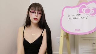 Lilli Lovedoll pretty slut jerks both holes.