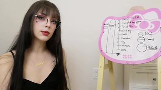 Lilli Lovedoll beauty in stockings shows small tits