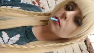 HayHay52 fucks with her monthly