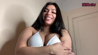 LadyToro wild confused jumps on sex toy