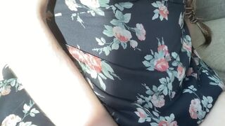 Porcelaingoirl cutie kneads big tits