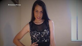 Princess Fierce  exquisite bitch indulges with a toy