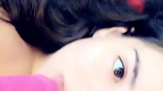 Victoryaxo  doll in stockings pulls pussy with fingers