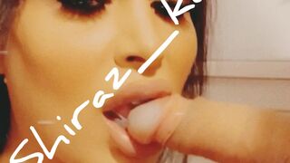 Shiraz Karam  to the cute chick rubs her clit