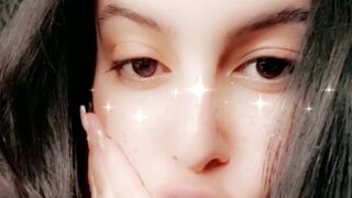 Moroccan Zina  babe caresses shaved pussy