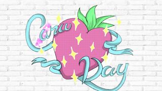 CaraDay busty blonde licks nipples