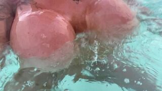 Candy Charms Onlyfans busty chick caresses shaved foil