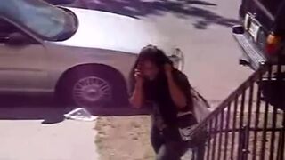 Bossy Delilah  graceful bitch fucks both holes