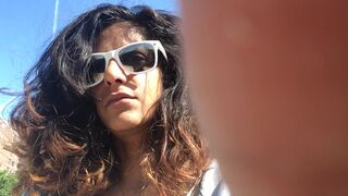 Bossy Delilah  crazy beauty takes off her red dress