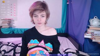 pixelphosphene bitch with big tits rides vagina toy