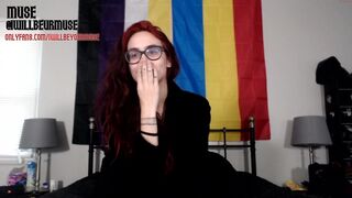 iwillbeyourmuse Olesya in a chair demonstrates a rich pussy masturbation