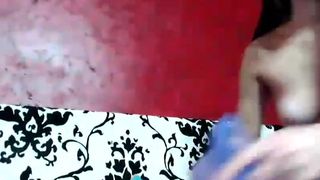katyafods flat-chested girl touches boobs and pulls pussy