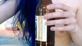 kati3kat slut devil fingering with rubber dick