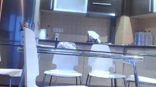 Koooky exquisite blond shows natural breasts