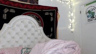LittleViv sexy chick sucks dildo