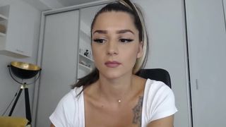 Eve big boobed babe fucks her cap