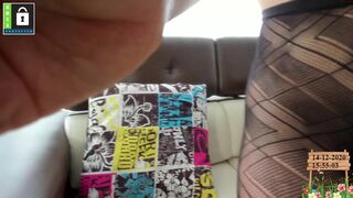 anielli69 busty slut caresses shaved pussy