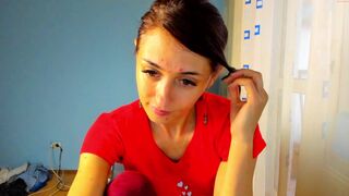 aneshereforu impressive slut furiously masturbating vagina