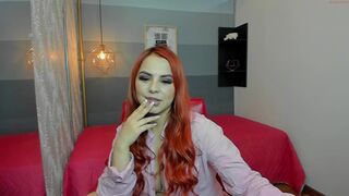 susana_lane_ red-haired bitch excites beautiful legs