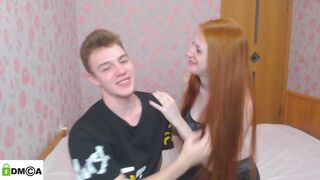 siberian_couple_ openwork passion undress and pussy pulls