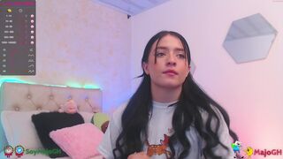 majogh cute bitch gently fingering pussy