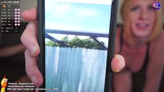 ginger_little whore babe jerks off through panties