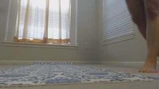 Nadia_Layne_Yoga puts on bra bitch