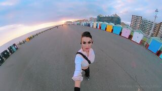 Emily Balfour beautiful nipple handjob cap