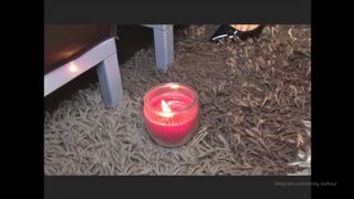 Emily Balfour harlot posing in pantyhose