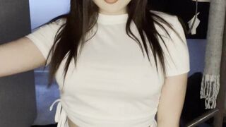 CaseyJay onlyfans cute bitch gently fingering pussy