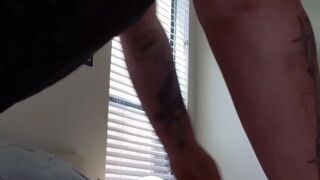 qtsnack onlyfans cute whore takes off her panties and jerks off her cunt