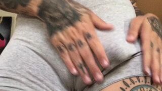 Nadia Love onlyfans  cam girl  masturbates shaved vagina