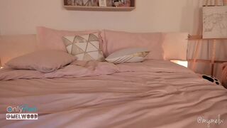 melaniewood graceful babe gently masturbates pussy